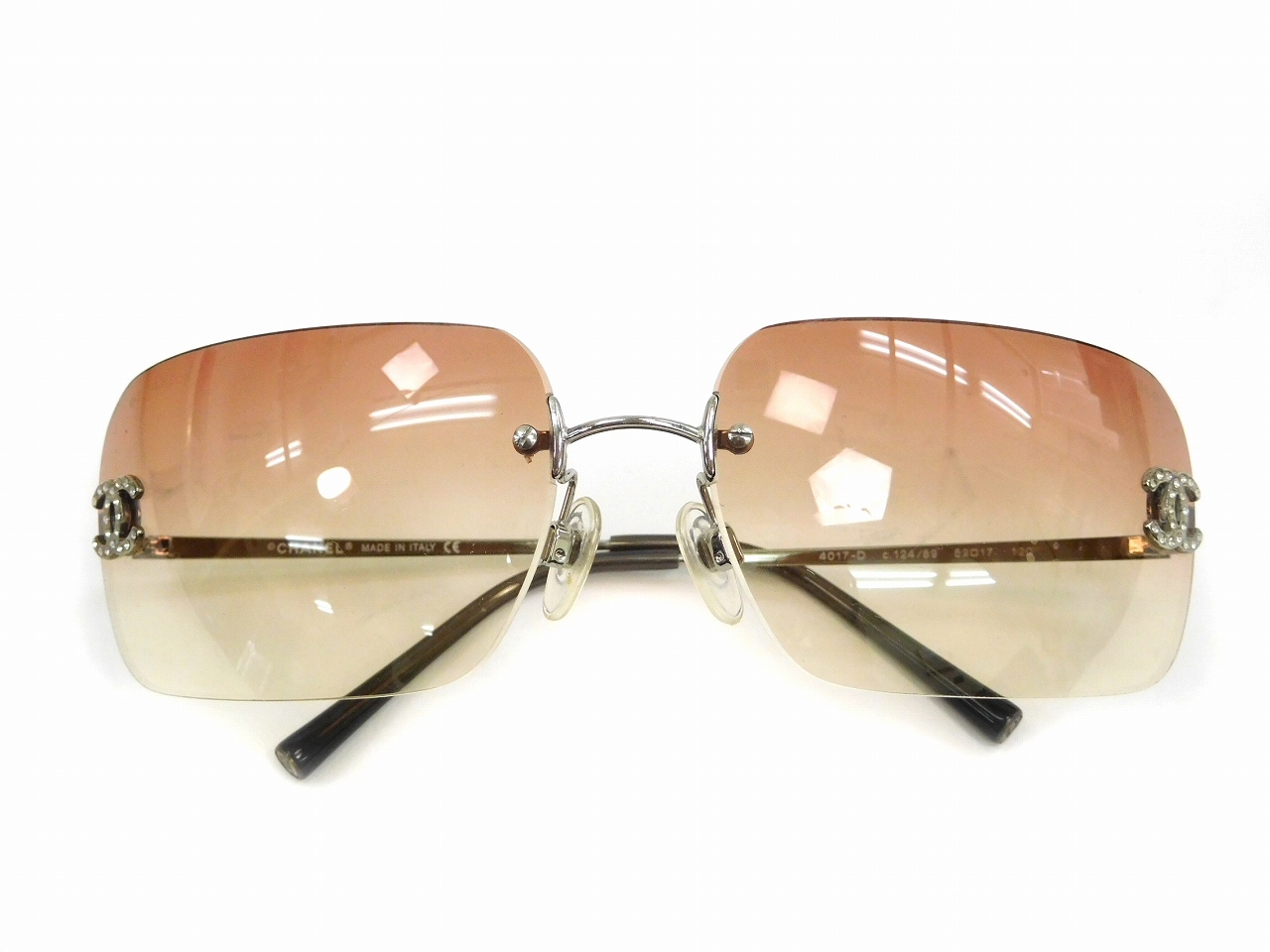chanel pink gold sunglasses